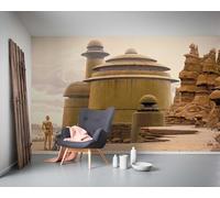 Komar Star Wars - Papel pintado fotográfico (fieltro, 500 x 250 cm, ancho 50 cm), color amarillo y marrón