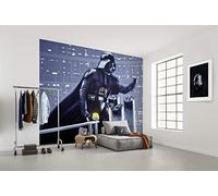 Komar Star Wars - Papel pintado fotográfico, Fieltro, Blau, Schwarz, 300 x 250 cm (Breite x Höhe), Bahnbreite 50 cm