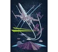 Komar Star Wars - Papel pintado para pared (200 x 280 cm, 50 cm de ancho), multicolor
