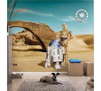 Komar Star Wars Pared Dormitorio Mural Impermeable Mate Vader Naves