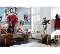 Komar Papel Pintado de Pared Star Wars Rebels, Vinilo, Multicolor, 368 x 0.2 x 254 cm
