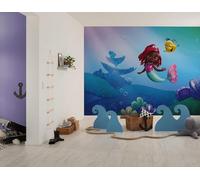 Komar Vlies Fototapete - Disney Ariel Junior Friends - Größe 400 x 250 cm