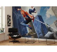 Komar WTD - Papel pintado fotográfico para habitación infantil (400 x 250 cm), diseño de Spider-Man Attack de Marvel