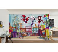 Komar Vlies Fototapete - Marvel Spidey And His Amazing Friends Theme Park - Größe 400 x 250 cm