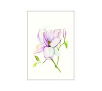 Komar Wandbild Von Magnolia Shine | Poster, Bild, Wohnzimmer, Schlafzimmer, Dekoration, Kunstdruck | ohne Rahmen | P073B-30x40 fotomural, Cloruro de polivinilo (PVC), Rosa, Grün, Weiß