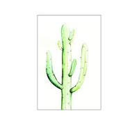 Komar Wandbild Von Saguaro Watercolor | Poster, Bild, Wohnzimmer, Schlafzimmer, Dekoration, Kunstdruck | ohne Rahmen | P070B-30x40 fotomural, Cloruro de polivinilo (PVC), carbón