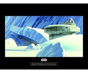 Komar Wandbild Von Star Wars Classic RMQ Hoth Echo Base | Kinderzimmer, Jugendzimmer, Dekoration, Kunstdruck | ohne Rahmen | WB146-40x30 fotomural, Cloruro de polivinilo (PVC), carbón, 40L x 30B cm