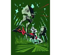 Komar Wandbild Von Star Wars Classic Vector Endor | Kinderzimmer, Jugendzimmer, Dekoration, Kunstdruck | ohne Rahmen | WB108-50x70 Pintura Mural, Cloruro de polivinilo (PVC), Colorido