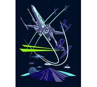 Komar Wandbild Von Star Wars Classic Vector X-Wing | Kinderzimmer, Jugendzimmer, Dekoration, Kunstdruck | ohne Rahmen | WB111-30x40 Pintura Mural, Cloruro de polivinilo (PVC), Colorido