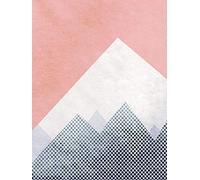 Komar Wandbild Von Wild and Free Mountain | Poster, Bild, Wohnzimmer, Schlafzimmer, Dekoration, Kunstdruck | ohne Rahmen | P105B-30x40 fotomural, Orange, Weiß, Grau