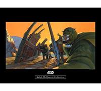 Komar WB WB159-40x30 - Cuadro decorativo para habitación infantil (40 x 30 cm), diseño de Tusken de Star Wars