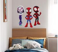 Komar WTD - Adhesivo decorativo para pared, diseño de Spidey and His Amazing Friends Trio, tamaño 50 x 70 cm, multicolor
