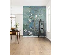 Komar WTD Antheia - Papel Pintado Fotográfico, Papel de Pared Decorativo, Papeles Pintados de Pared (200 x 280 cm, 4 paneles, ancho 50 cm), diseño de pavo real