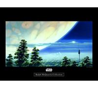 Komar WTD - Cuadro Decorativo para Pared, diseño de Star Wars Classic RMQ Yavin Lookout, sin Marco, WB168-40 x 30 cm, tamaño: 40 x 30 cm (Ancho x Alto)