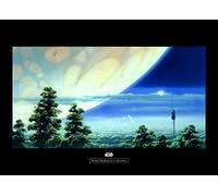 Komar WTD - Cuadro Decorativo para Pared, diseño de Star Wars Classic RMQ Yavin Lookout, sin Marco, WB168-70 x 50 cm, tamaño: 70 x 50 cm (Ancho x Alto)