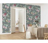 Komar WTD Embellish - Papel pintado fotográfico para salón, dormitorio, estilo Art Nouveau, flores, tamaño: 400 x 280 cm (ancho x alto), 8 paneles, ancho de 50 cm