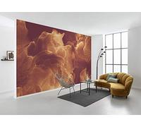 Komar WTD Evoke - Papel pintado fotográfico para salón, dormitorio, llamas y fuego, tamaño: 400 x 280 cm (ancho x alto), 8 paneles, ancho 50 cm