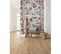 Komar WTD Fleurs de Rêve - Papel Pintado Fotográfico Adhesivo Decorativo de Pared (200 x 280 cm, 4 paneles, ancho de 50 cm), diseño de flores