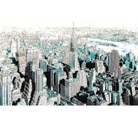Komar WTD Gotham - Papel pintado fotográfico (400 x 250 cm, 8 paneles)