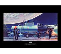 Komar WTD - Mural de Star Wars Classic RMQ Yavin Hangar, sin Marco, WB166, 70 x 50 cm, tamaño 70 x 50 cm (Ancho x Alto)