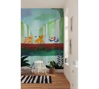 Komar WTD - Papel pintado fotográfico para habitación infantil (200 x 250 cm), diseño de cascada de El Rey León de Disney