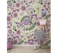 Komar WTD - Papel pintado fotográfico para habitación infantil (250 x 250 cm), diseño de Minnie Mouse