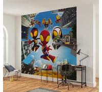 Komar WTD - Papel pintado fotográfico para habitación infantil (250 x 250 cm), diseño de Spidey and His Amazing Friends