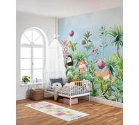 Komar WTD - Papel pintado fotográfico para habitación infantil (300 x 250 cm), diseño del primer día de la escuela