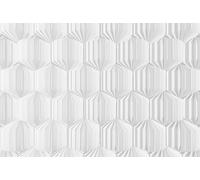 Komar WTD - Papel pintado para pared, diseño de origami (368 x 248 cm, 4 piezas, incluye pegado, papel pintado, sala de estar, dormitorio