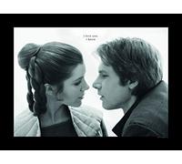Komar Wandbild Von Star Wars Classic Leia Han Love | Kinderzimmer, Jugendzimmer, Dekoration, Kunstdruck | ohne Rahmen | WB124-40x30 Cuadro de Pared, Papel, Colorido, 40 x 30 cm