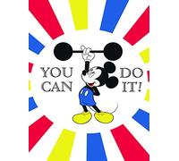 Komar WTD WB033-30 x 40 cm - Cuadro de Pared (30 x 40 cm, sin Marco), diseño de Mickey Mouse Do It