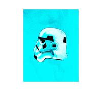 Komar WTD WB095-40x50 - Cuadro Decorativo para Pared, diseño de Cascos clásicos de Stormtrooper de Star Wars, sin Marco, Disponible en 3 tamaños, Multicolor