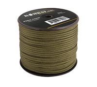 Kombat UK - Carrete Paracord, Unisex, Paracord, Verde, 100 m