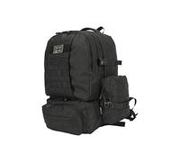 Kombat UK Expedition Rucksacks For Men Women Large 50L, Ejército Airsoft Tactical Assault Molle Sholder Bag for Survival, Travel, Hunting, Hiking, Fishing, Gym, School, Cadets Backpack, Negro