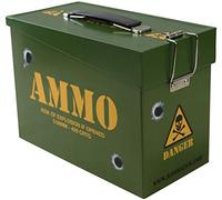 Kombat UK Kids' Army Ammo Tin Toy Storage Lunch Box, Olive Green