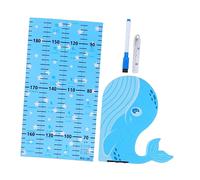 KOMBIUDA 1 Juego Altura De La Ballena Pegatina 3d Pegatinas Niños Etiqueta De Altura Etiqueta De Medición De Altura Regla De Tabla De Altura Pegatina De Altura Conejo Pegatinas Imán Blue