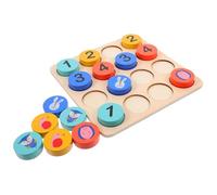 KOMBIUDA 1 Juego De Sudoku Juguete para Juguete De Ocio para Suministros para Juego De Mesa Juguete De Sudoku De Matemáticas Tablero De Clavijas Juguete De Sudoku De Aprendizaje
