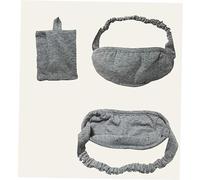 KOMBIUDA 1 Pieza Máscara de Ojos de Algodón Gruesa para y Viaje Cubierta para Ojos para y Descanso Gris