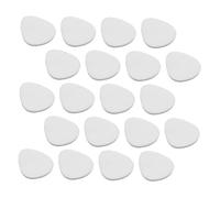 KOMBIUDA 10 Pares de Almohadillas Delanteras para Mujer, Plantillas Antideslizantes y Ligeras para Tacones Altos, Hechas de Material Sintético Blanco, Confort para Pies