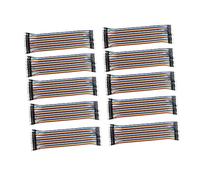 KOMBIUDA 10 Piezas Cables de de Macho Macho Cables de Coloridos para Breadboard Compatible con Arduino y Nano