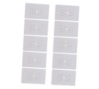 KOMBIUDA 10 Piezas del enchufe protector enchufes bebe salida seguridad cubre enchufes bebe tapas de tomas de corriente tapas de enchufes eléctricos Anti choque panel