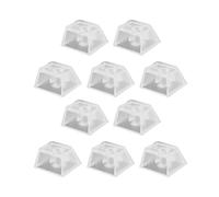 KOMBIUDA 10 Piezas Tecla Transparente Brillar a Través De Teclas Tecla Esc Simple Teclas De Perfil Tapas De Teclado Teclas De Teclado para Juegos Teclas Geniales Abdominales Decorar