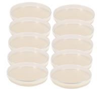 KOMBIUDA 10 Piezas Unidades Placas de Agar Nutritivo Preparadas para Laboratorio Celular Proyectos Escolares Microbiología
