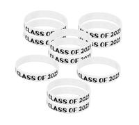 KOMBIUDA 10 Pulseras De Graduación Llaveros Para Estudiantes De Último Año De 2025 Fajas Para Estudiantes De Último Año Decoraciones De Gel De Sílice