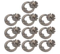 KOMBIUDA 10 Tiradores Clásicos para Armarios de Aleación de Zinc Manijas Retro Orificio para Cajones y Gabinetes Pack de 10 Piezas Uso Hogar y Hotel