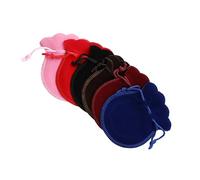 KOMBIUDA 10piezas Bolsa De Almacenamiento De Bolsas Para Joyería De Peluche Cordón Para