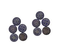 KOMBIUDA 10piezas De Energía Natural De Lapislázuli Religiosa Judía Decoración y Protección Espiritual