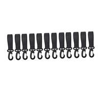KOMBIUDA 12 Piezas Clips Con Errores Gancho Para Colgar Cochecito Ganchos Para Cochecito De Servicio Pesado Cochecito Carrito Ganchos Para Buggy Paseante Madre Componente Giratorio