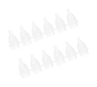 KOMBIUDA 12 Piezas Limpiador De Nariz De Juguetes Electronicos Cosas De Kit De Diadema Ventosas Para Bebés Diadema De Repuesto Ventosas De Repuesto Gel De Sílice Transparent