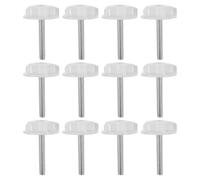 KOMBIUDA 12 Piezas Niveladores Ajustables Patas de Muebles con Protección Antideslizante y Almohadillas de Fieltro Reguladores Resistentes para Mesas y Sillas Suelos Irregulares